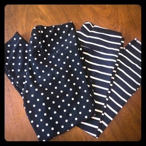 2-pack Kira Grace Capri leggings M